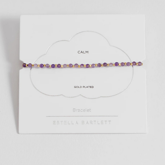 Estella Bartlett Calm Gemstone Amethyst Amelia Bracelet