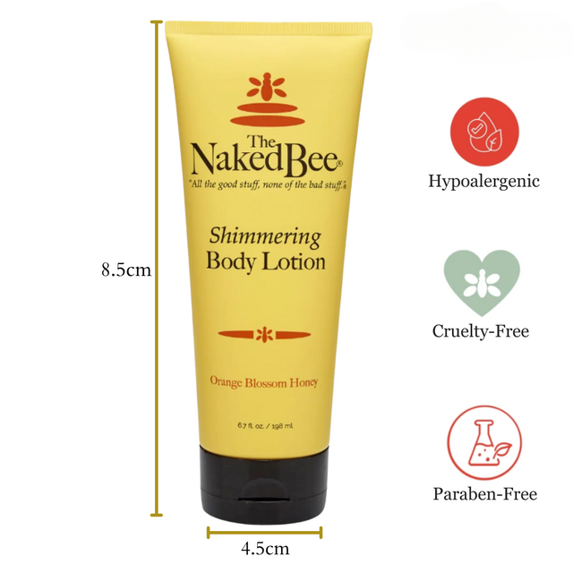 The Naked Bee Orange Blossom Honey Shimmering Body Lotion