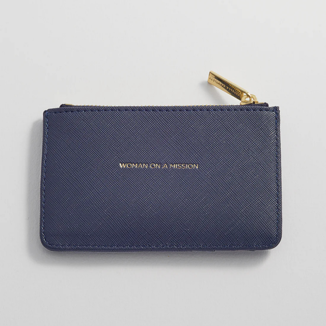 Estella Bartlett Woman on a Mission Card Purse - Navy