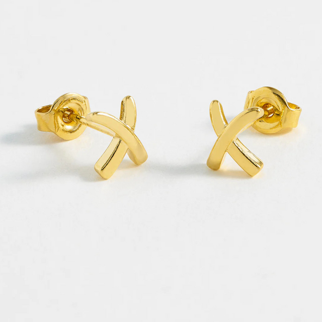 Estella Bartlett Kiss Stud - Gold Plated