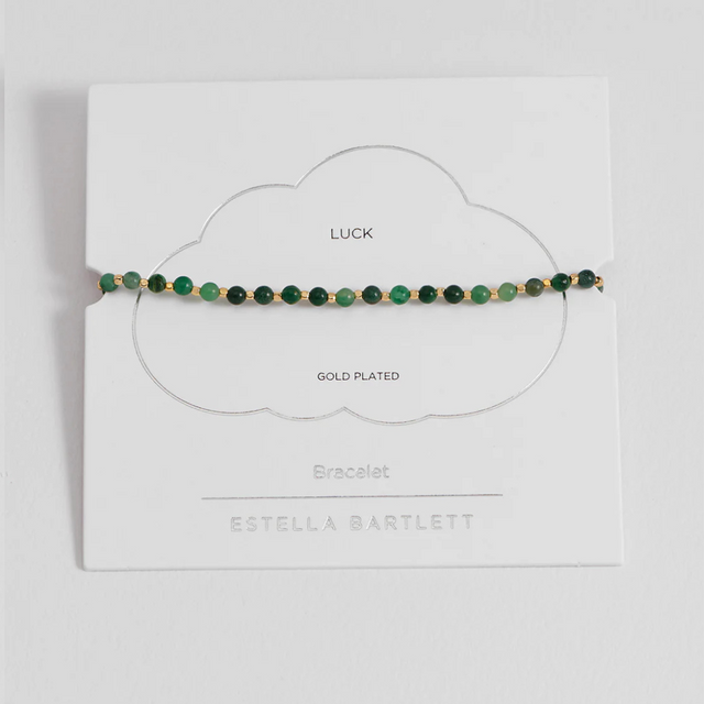 Estella Bartlett Luck Gemstone Green Quartz Amelia Bracelet