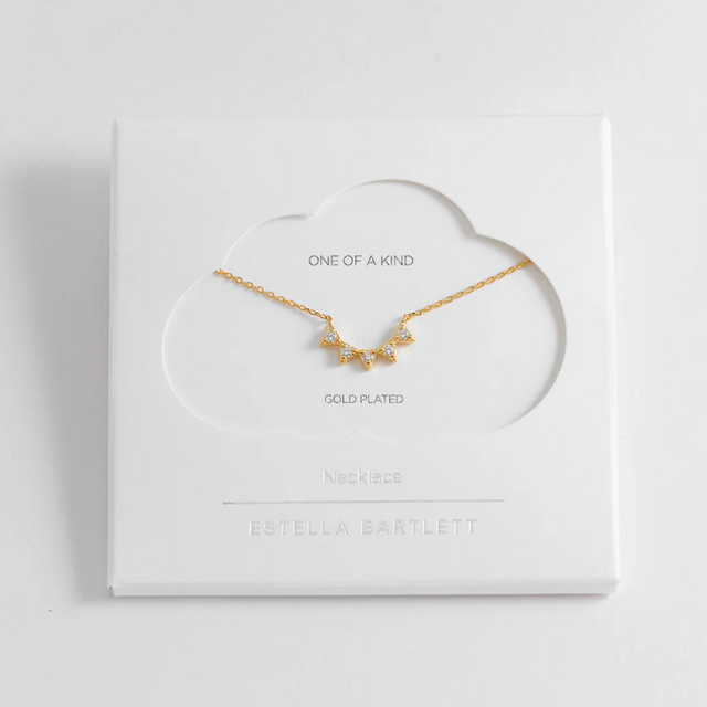 Estella Bartlett One Of A Kind Bunting Necklace - Gold Plated