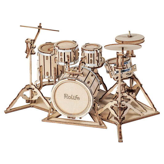 ROBOTIME Drum Kit DIY Model Kit