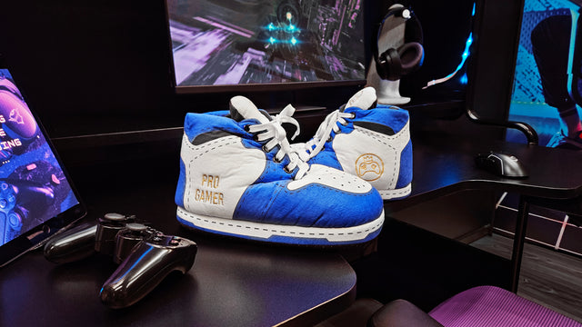 Baffies Krazy Kicks - Blue Pro Gamer Slippers