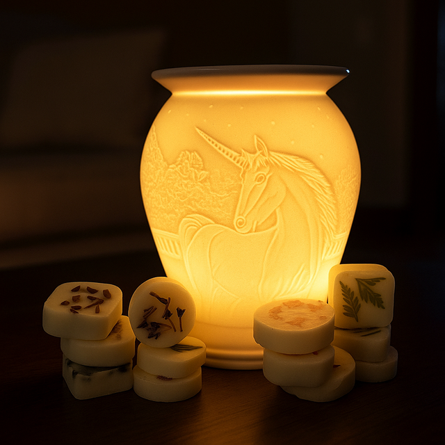 Cello Electric Wax Burner Porcelain Barrel - Unicorn