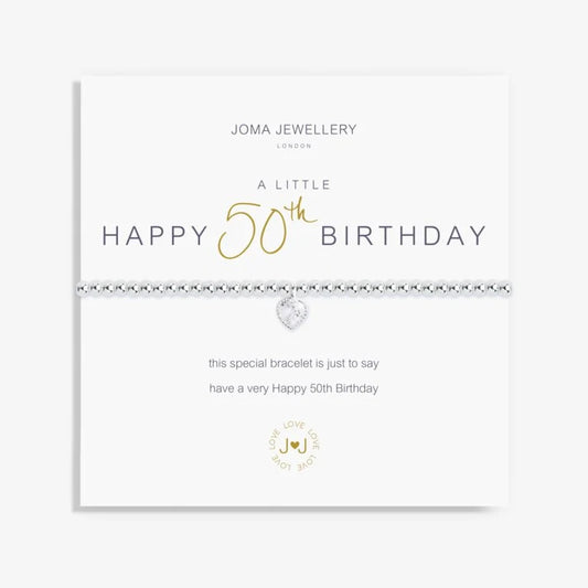 Joma Jewellery Bracelet - A Little Happy 50th Birthday