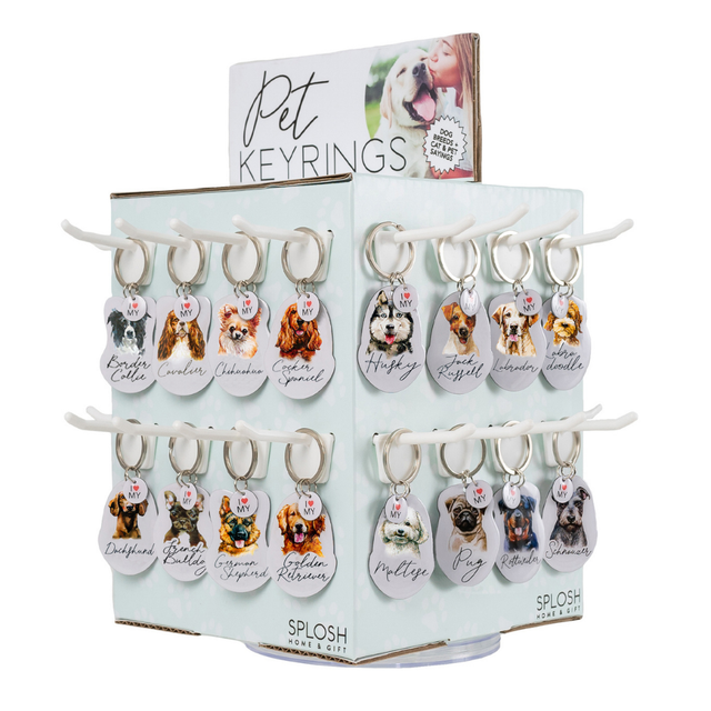 Splosh Pet Keyring - Best Friend Has Paws