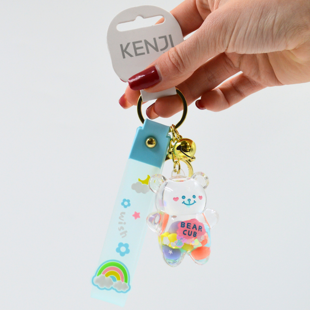 Kenji - Mima Acrylic Rainbow Bear Keyring