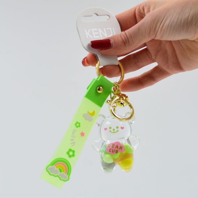 Kenji - Mima Acrylic Rainbow Bear Keyring