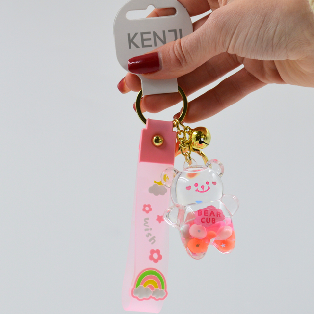 Kenji - Mima Acrylic Rainbow Bear Keyring