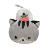 Introducing the Yabu Strawberry Cat! Made from polyester and filled with cuteness, this Kenji Yabu Strawberry Cat Plush will definitely make you smile.