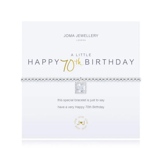 Joma Jewellery Bracelet - A Little Happy 70th Birthday