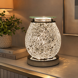 Cello Electric Wax Burner Touch Mosaic - Silver