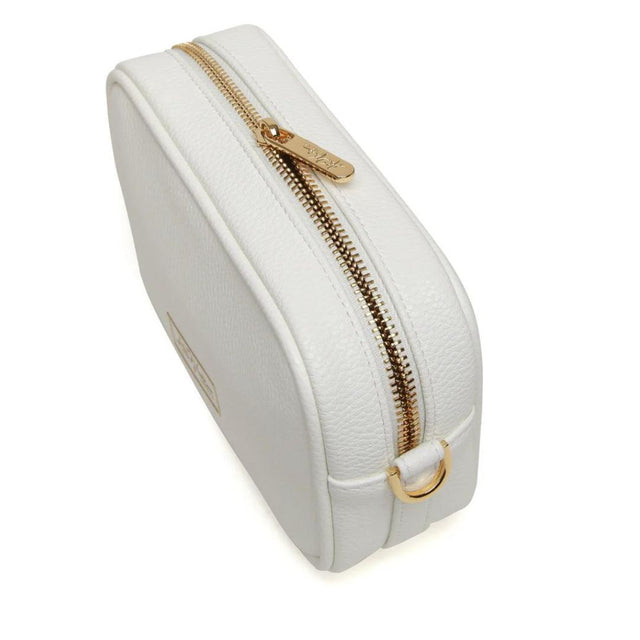 Alice Wheeler Mini Crossbody Bag - White