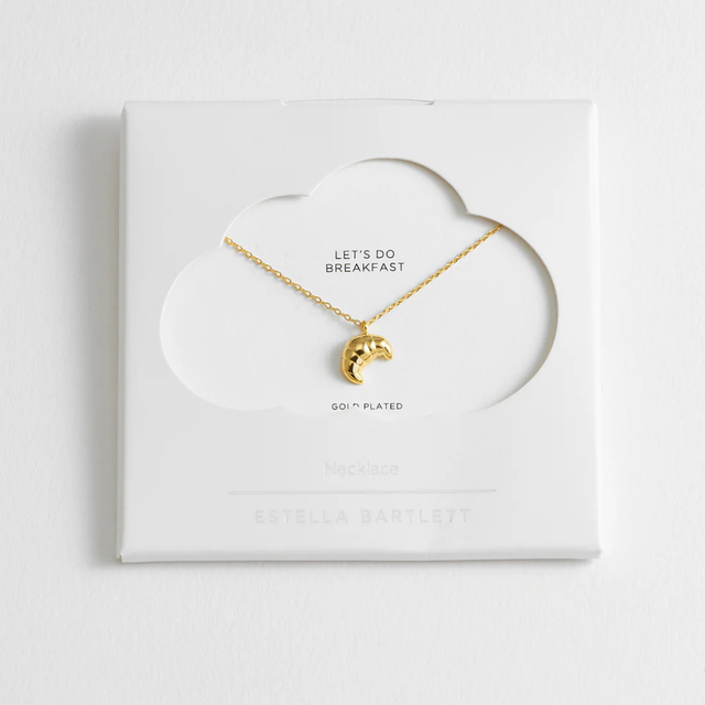 Estella Bartlett Croissant Pendant Gold Plated