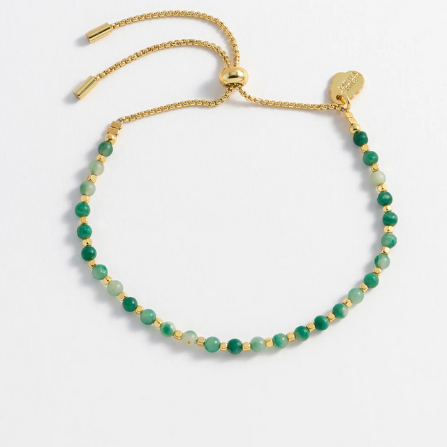 Estella Bartlett Luck Gemstone Green Quartz Amelia Bracelet