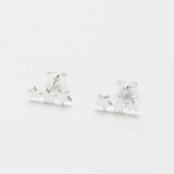 Estella Bartlett Trio Star Ear Studs - Silver