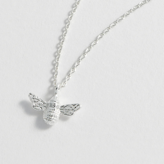 Estella Bartlett Bee Positive Bee Necklace - Silver Plated