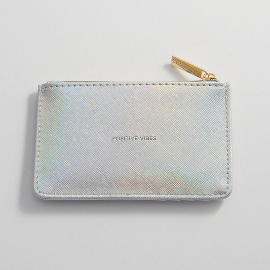 Estella Bartlett Positive Vibes Rectangle Card Purse Iridescent