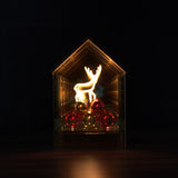 Gleneagles Neon Stag battery-powered LED light – shown illuminated