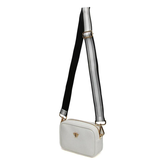 Alice Wheeler Mini Crossbody Bag - White