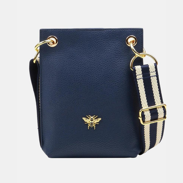 Alice Wheeler Primrose Phone Cross Body Bag - Navy