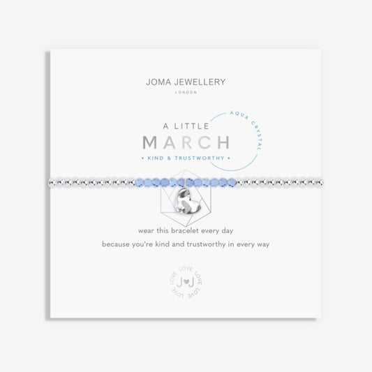 Joma Jewellery Bracelet - A Little Birthstone March