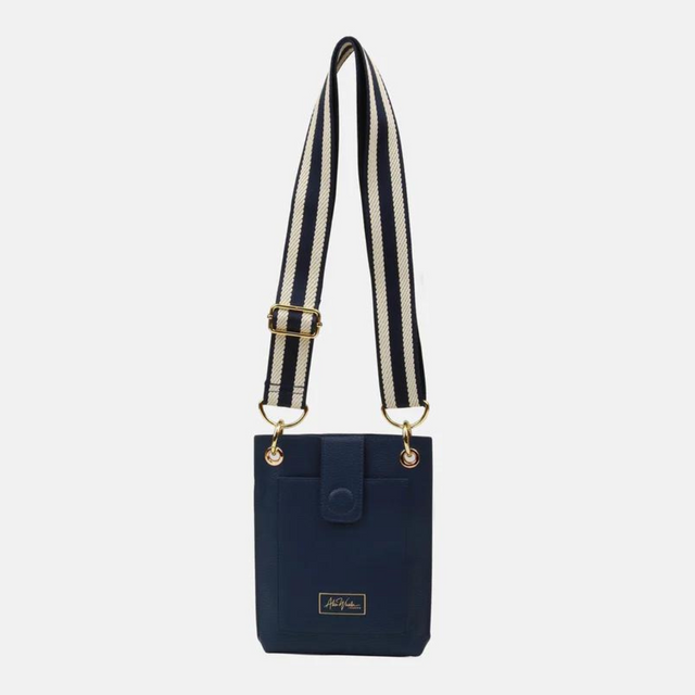 Alice Wheeler Primrose Phone Cross Body Bag - Navy