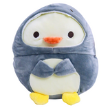 Introducing the Yabu Grey Penguin! Made from polyester and filled with cuteness, this Kenji Yabu Penguin Plush will definitely make you smile.