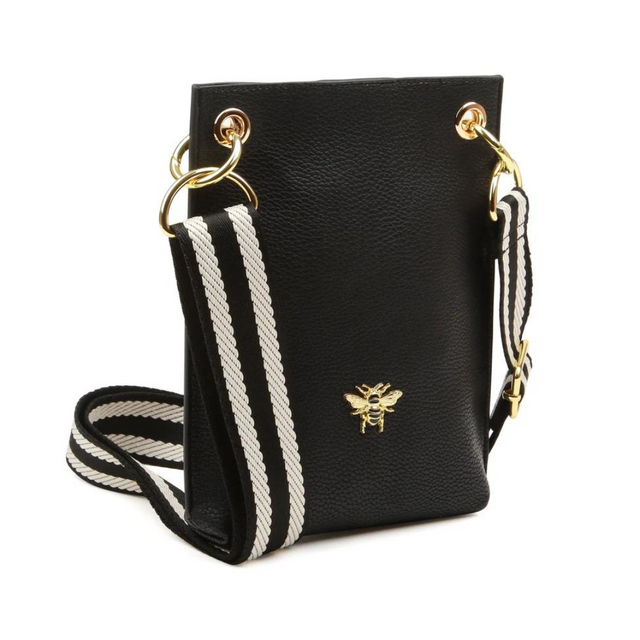 Alice Wheeler Primrose Phone Cross Body Bag - Black