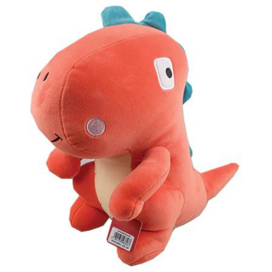 Introducing the Pink Yabu Retro Dino! Made from polyester and filled with cuteness, this Kenji Yabu Retro Dino Plush will definitely make you smile.