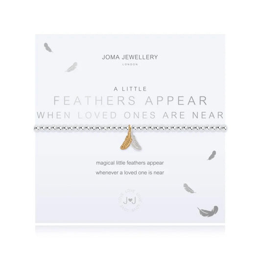 Joma Jewellery Bracelet - A Little Feathers Appear When Loved Ones Are Near