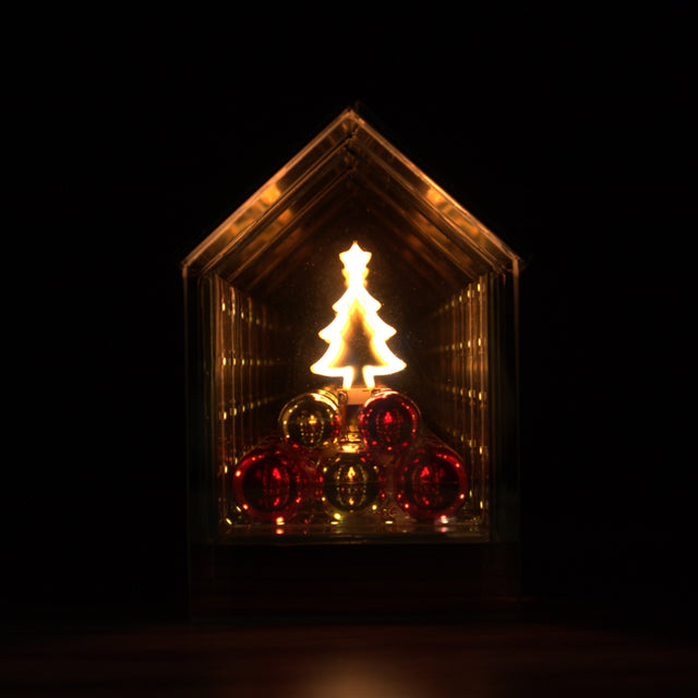 Gleneagles Neon Tree battery-powered LED light – shown illuminated