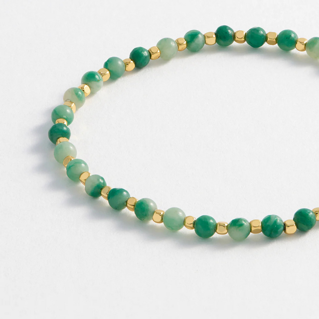 Estella Bartlett Luck Gemstone Green Quartz Amelia Bracelet