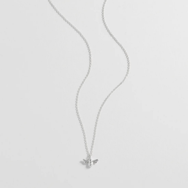 Estella Bartlett Bee Positive Bee Necklace - Silver Plated