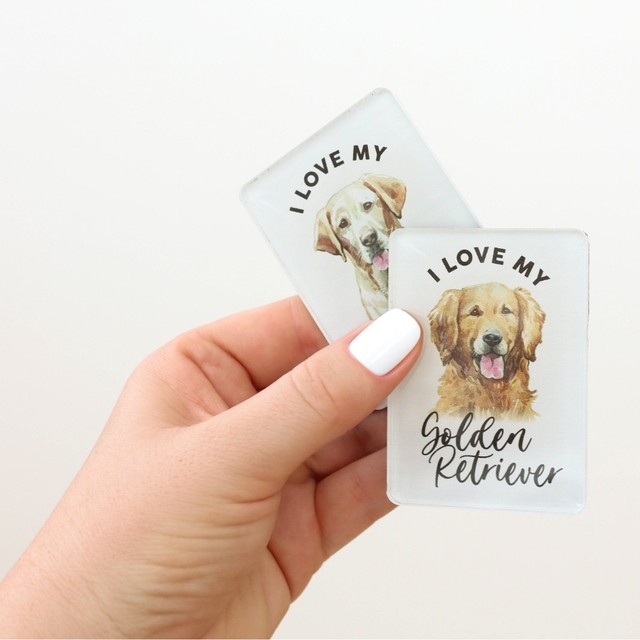 Splosh Golden Retriever Pet Magnet