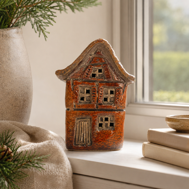 Cello – Tales from the Village – Silk Weaver’s Cottage – LED | Light-Up Village Pottery House