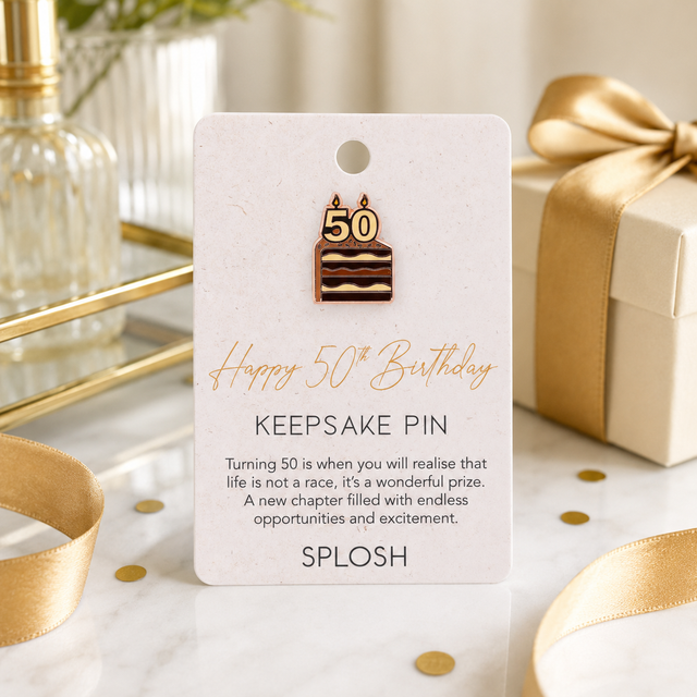 Splosh - Celebration Keepsake Pin - 50