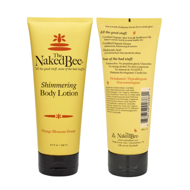 The Naked Bee Orange Blossom Honey Shimmering Body Lotion