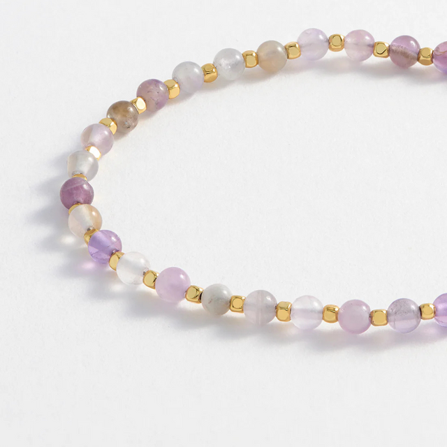 Estella Bartlett Calm Gemstone Amethyst Amelia Bracelet