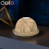 Cello Tealight Dome - Elephant Family
