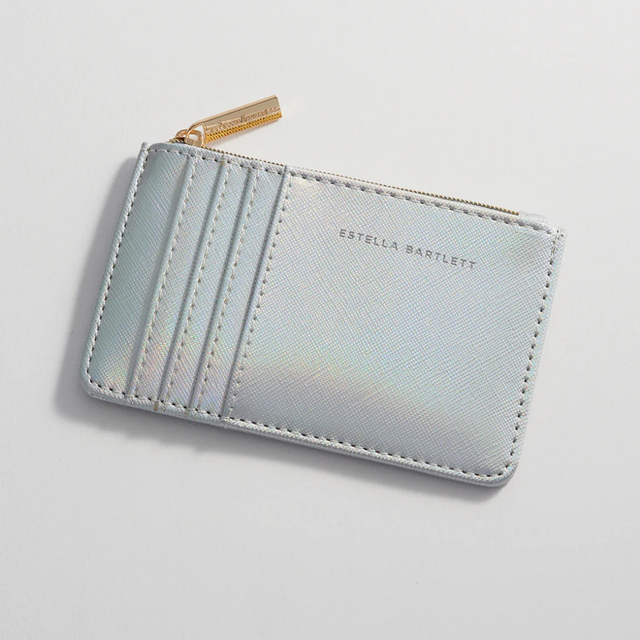 Estella Bartlett Positive Vibes Rectangle Card Purse Iridescent