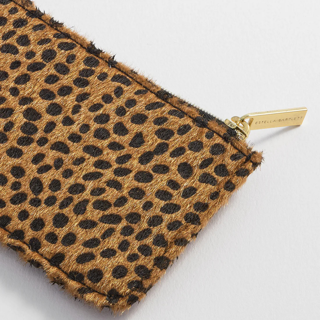 Estella Bartlett Rectangle Card Purse Cheetah Print