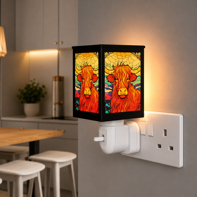 Cello – Highland Cow Plug In Wax Burner