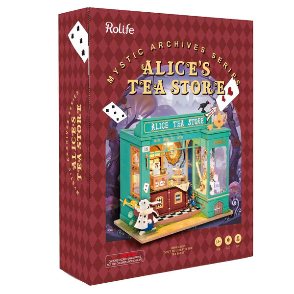 ROBOTIME Alice's Tea Shop DIY Model Kit
