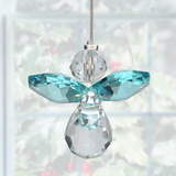 Wild Things - Classic Crystal Guardian Angel - Blue Zircon