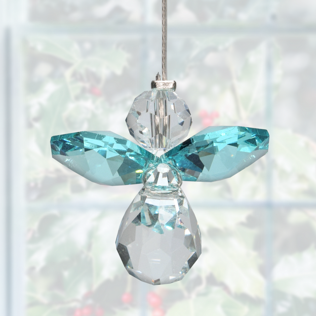 Wild Things - Classic Crystal Guardian Angel - Blue Zircon