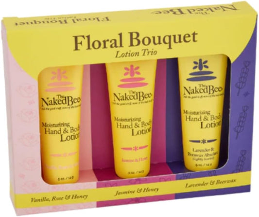 The Naked Bee Hand & Body Lotion Floral Bouquet Trio