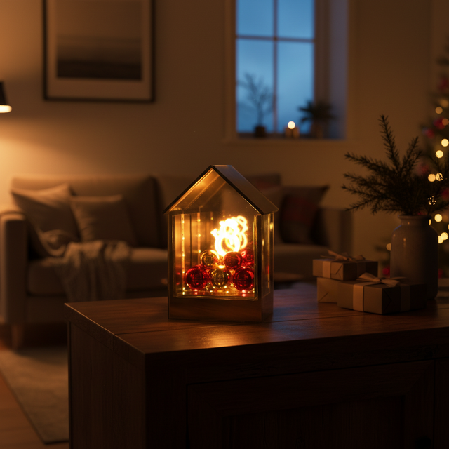 Gleneagles Neon Snowman battery-powered LED light – product view