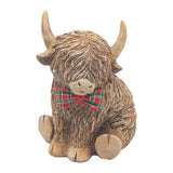 Lesser & Pavey - Highland Cow Tartan Bow